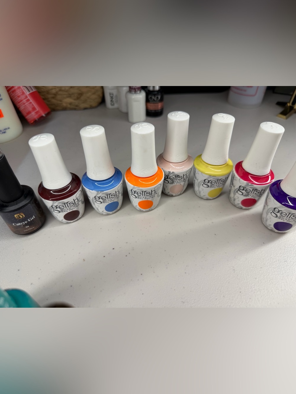 Kids Nail Polish - Blue, Orange, Pink, Yellow Shades